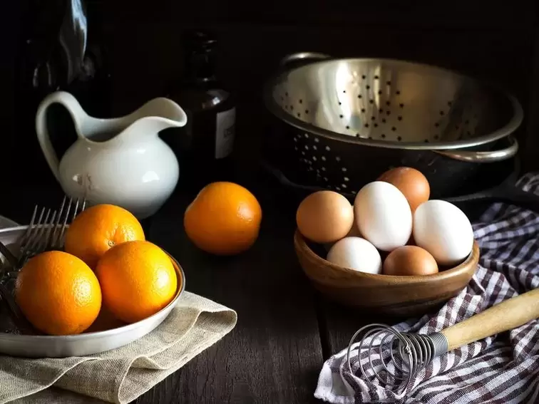 яйца и портокали за яйчната диета